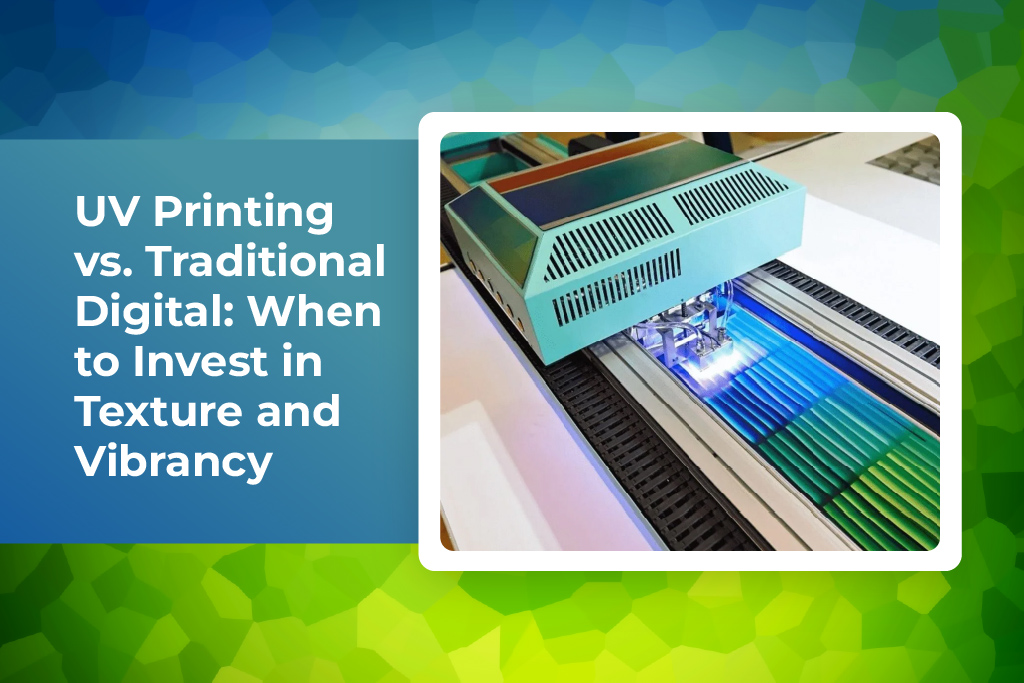 UV Printing vs Traditional Digital When to Invest in Texture and Vibrancy - Blog Image