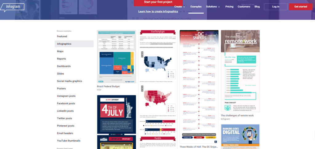 infogram Infographic Template Samples